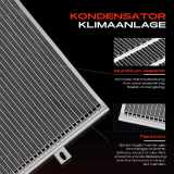 1x Kondensator Klimaanlage für Renault Twingo II CN0 1.1L-1.6L