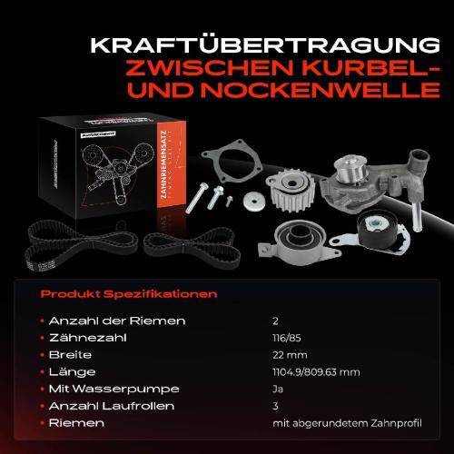 1x Zahnriemensatz Zahnriemen Wasserpumpe für Ford Mondeo II Stufenheck Turnier BFP Bild 1x Zahnriemensatz Zahnriemen Wasserpumpe für Ford Mondeo II Stufenheck Turnier BFP