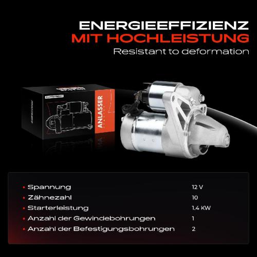 Frankberg 1x Anlasser Starter für Nissan Primera P12 Primera Hatchback Primera Kombi WP12 2.0L 2002-2008 Bild Frankberg 1x Anlasser Starter für Nissan Primera P12 Primera Hatchback Primera Kombi WP12 2.0L 2002-2008