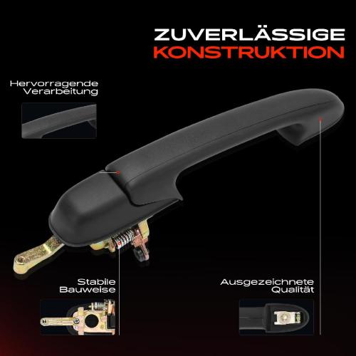 2x Türgriff Hinten außen für Fiat Brava 182 1.2L 1.4L 1.6L 1.8L 1.9L 1995-2002 Bild 2x Türgriff Hinten außen für Fiat Brava 182 1.2L 1.4L 1.6L 1.8L 1.9L 1995-2002