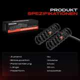 2x Fahrwerksfeder Hinterachse für KIA Cee'D Schrägheck ED Pro Cee'D 1.4L 1.6L 2.0L 2009-2013