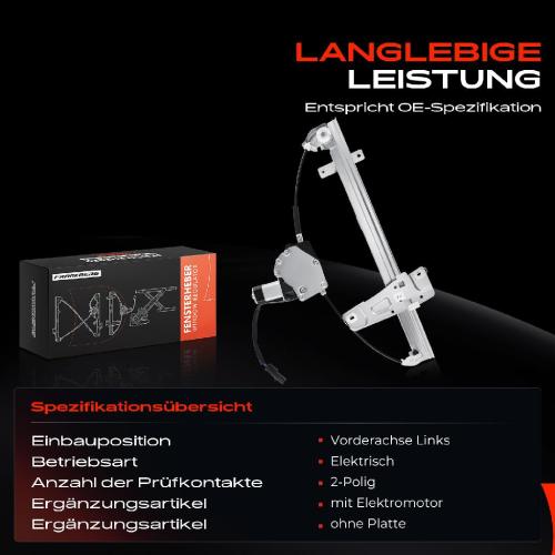 1x Fensterheber Vorne Links für Jeep Grand Cherokee II WJ WG 2001-2005 Mit Motor Bild 1x Fensterheber Vorne Links für Jeep Grand Cherokee II WJ WG 2001-2005 Mit Motor