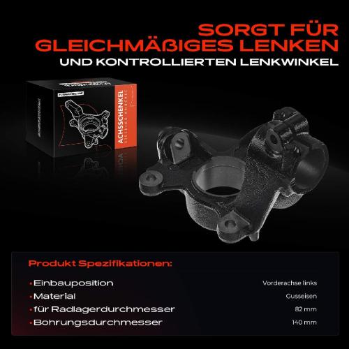 Frankberg 1x Achsschenkel Radaufhängung Vorderachse Links für Ford Galaxy Mondeo IV Stufenheck Turnier S-Max Bild Frankberg 1x Achsschenkel Radaufhängung Vorderachse Links für Ford Galaxy Mondeo IV Stufenheck Turnier S-Max