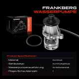 1x Wasserpumpe Kühlwasserpumpe für BMW 3er E30 E36 E46 316 318 5er E34 518 Z3 E36 1.6L-1.9L