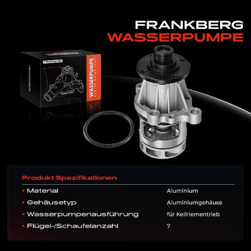 1x Wasserpumpe Kühlwasserpumpe für BMW 3er E30 E36 E46 316 318 5er E34 518 Z3 E36 1.6L-1.9L Bild 1x Wasserpumpe Kühlwasserpumpe für BMW 3er E30 E36 E46 316 318 5er E34 518 Z3 E36 1.6L-1.9L