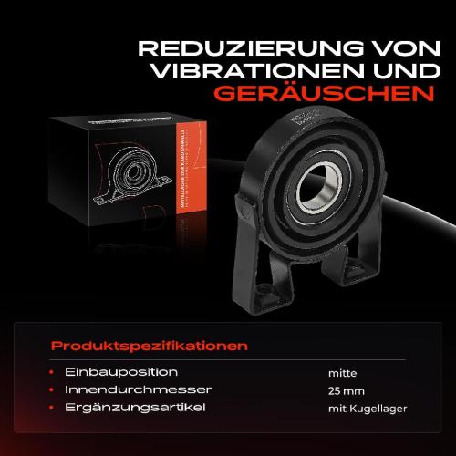 1x Lagerung Gelenkwelle Kardanwellenlager für Volvo S70 874 V70 I 875 876 LV AWD Bild 1x Lagerung Gelenkwelle Kardanwellenlager für Volvo S70 874 V70 I 875 876 LV AWD