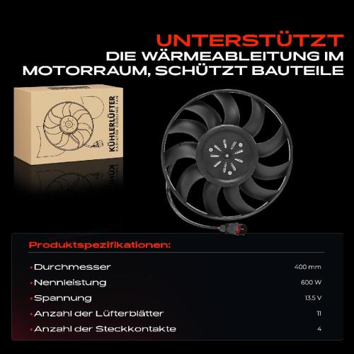 Frankberg 1x Motorkühller Einfachlüfter ohne Kühlerlüfterrahmen Audi A8 4H2 4H8 4HC 4HL Q7 Van 4M Bj ab 2011 Bild Frankberg 1x Motorkühller Einfachlüfter ohne Kühlerlüfterrahmen Audi A8 4H2 4H8 4HC 4HL Q7 Van 4M Bj ab 2011