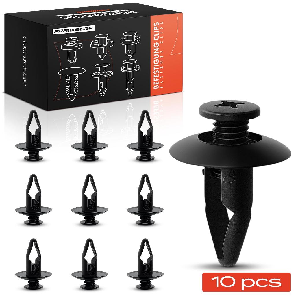 Frankberg 10x Befestigungsclips Kotflügel für Nissan Micra III K12 IV K13K V Mazda MX-5 II