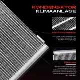 1x Kondensator Klimaanlage für BMW 3er Touring Cabriolet E30 1.6L 1.8L 2.0L 2.3L 2.4L 2.7L 1982-1994