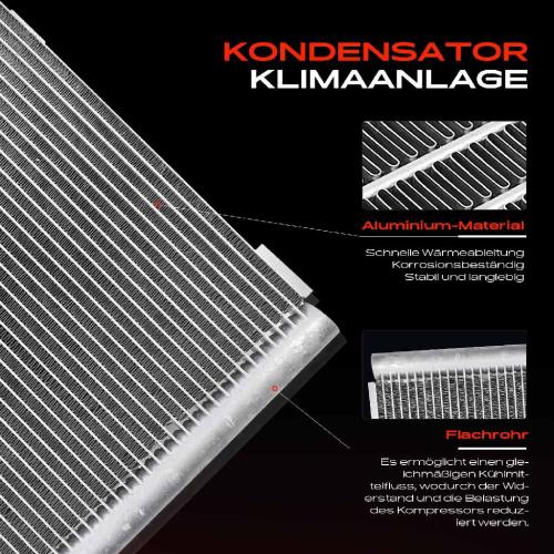 1x Kondensator Klimaanlage für BMW 3er Touring Cabriolet E30 1.6L 1.8L 2.0L 2.3L 2.4L 2.7L 1982-1994 Bild 1x Kondensator Klimaanlage für BMW 3er Touring Cabriolet E30 1.6L 1.8L 2.0L 2.3L 2.4L 2.7L 1982-1994