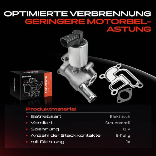 Frankberg 1x AGR-Ventil Abgasrückführungsventil für Opel Agila (A) Astra G CC Klasseic Caravan Stufenheck H GTC Bild Frankberg 1x AGR-Ventil Abgasrückführungsventil für Opel Agila (A) Astra G CC Klasseic Caravan Stufenheck H GTC