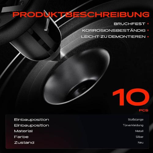Frankberg 10x Befestigungsclips Stoßstange Türverkleidung für VW Golf I Cabriolet Jetta I K 70 Kaefer Bild Frankberg 10x Befestigungsclips Stoßstange Türverkleidung für VW Golf I Cabriolet Jetta I K 70 Kaefer