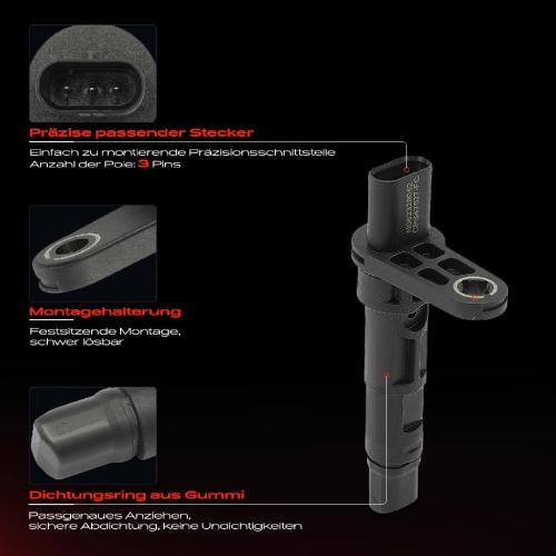 Frankberg 1x Kurbelwellensensor Impulsgeber für Astra J P10 Cascada W13 Insignia A G09 Zafira Tourer C Bild Frankberg 1x Kurbelwellensensor Impulsgeber für Astra J P10 Cascada W13 Insignia A G09 Zafira Tourer C