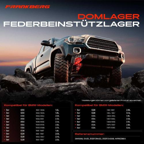 2x Domlager Federbeinstütz lager für BMW 3er E30 316i 5er E28 E34 6er E24 Bild 2x Domlager Federbeinstütz lager für BMW 3er E30 316i 5er E28 E34 6er E24