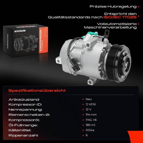 1x Klimakompressor für Hyundai i40 CW VF 2.0L 2011-2019 Bild 1x Klimakompressor für Hyundai i40 CW VF 2.0L 2011-2019