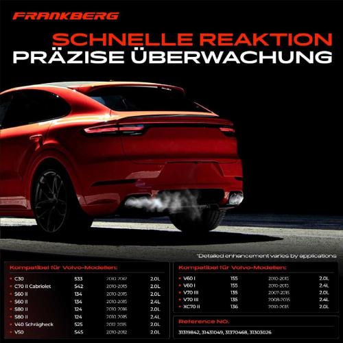 1x Abgastemperatursensor für Volvo C30 C70 S40 S60 S80 2.0L 2.4L Bild 1x Abgastemperatursensor für Volvo C30 C70 S40 S60 S80 2.0L 2.4L