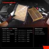 1x Luftfilter Filtereinsatz für Renault Laguna 3 BT0/1 DT0/1 KT0/1 Latitude 1.5 2.0