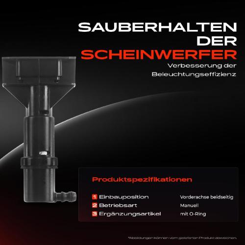 1x Scheinwerferreinigung Waschwasserdüse Vorderachse für Audi A6 Avant 4B C5 2002-2005 Bild 1x Scheinwerferreinigung Waschwasserdüse Vorderachse für Audi A6 Avant 4B C5 2002-2005