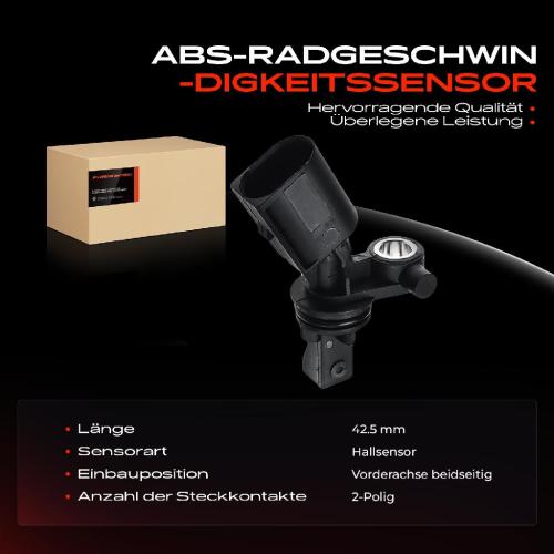 Frankberg 1x ABS Sensor Hinterachse rechts für VW Amarok 2HA 2HB S1B S6B S7A S7B S1B S6B S7B 2.0L 3.0L 2010-2022 Bild Frankberg 1x ABS Sensor Hinterachse rechts für VW Amarok 2HA 2HB S1B S6B S7A S7B S1B S6B S7B 2.0L 3.0L 2010-2022