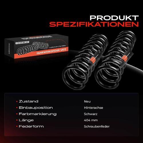 Frankberg 2x Fahrwerksfeder Hinterachse f r Ford Kuga I 2.0L 2008-2012 Bild Frankberg 2x Fahrwerksfeder Hinterachse f r Ford Kuga I 2.0L 2008-2012