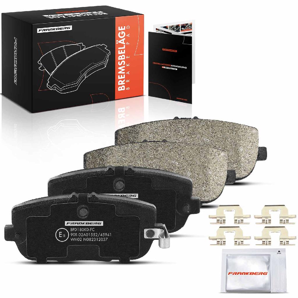 4x Bremsbeläge Hinterachse für Fiat 124 Spider Mazda MX-5 III IV RF Targa 2005-2025