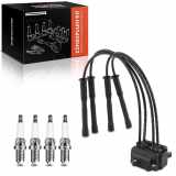 Frankberg 1x Zündspule Zündkerze für Dacia Logan II MCV Sandero Renault Clio III Grandtour Kasten/Schrägheck