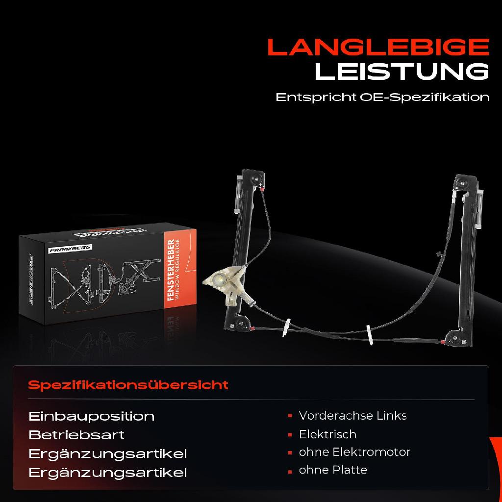 1x Fensterheber Vorne Links für MINI Cooper S R50 R52 R53 2005-2007