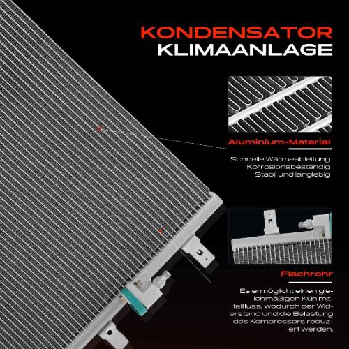 Frankberg 1x Kondensator Klimaanlage für Audi A4 8K A5 A6 A7 Q5 Porsche Macan Bild Frankberg 1x Kondensator Klimaanlage für Audi A4 8K A5 A6 A7 Q5 Porsche Macan
