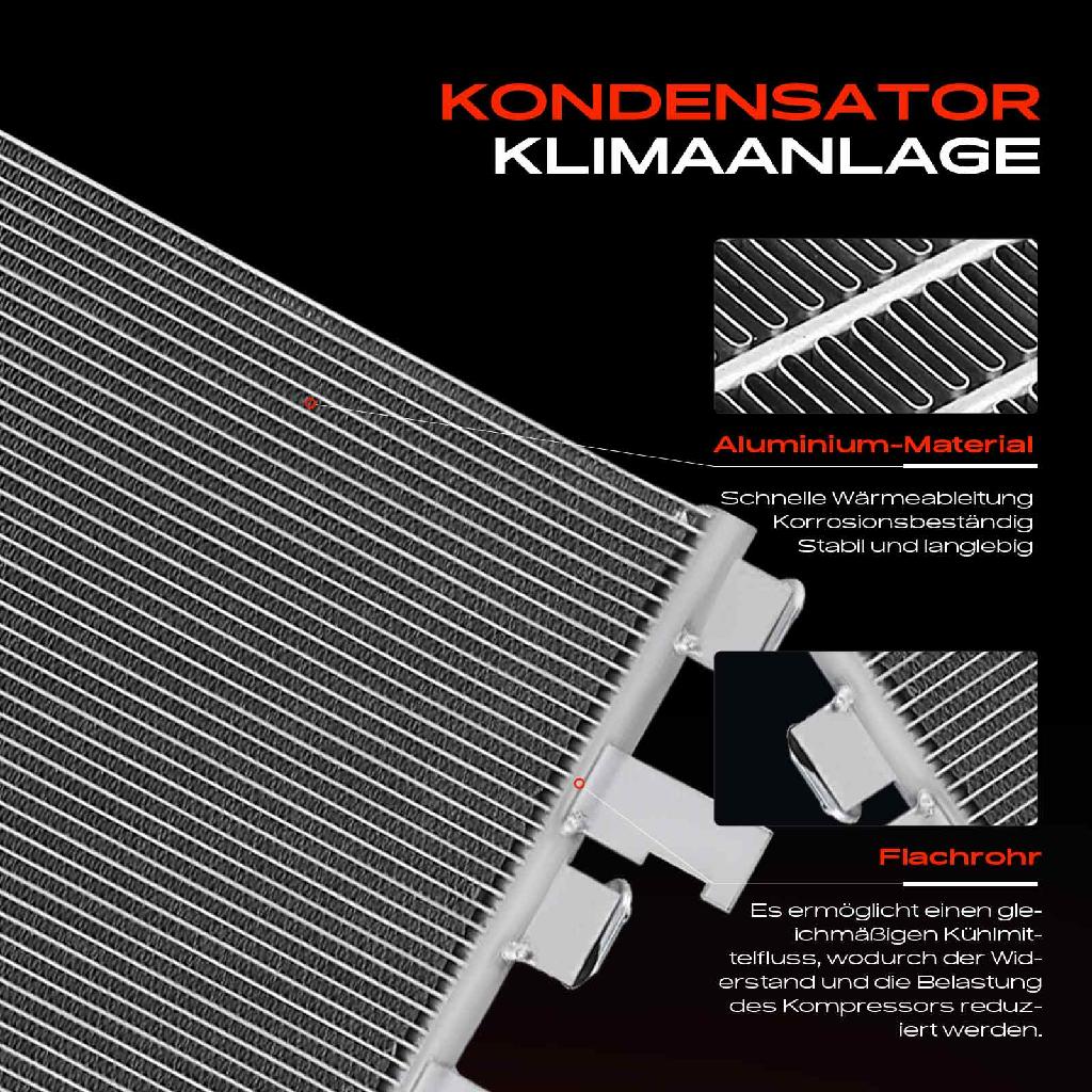 1x Kondensator Klimaanlage für BMW 1er F40 2 Active Tourer X1 MINI