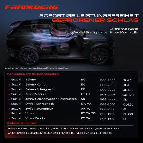 1x Klimakompressor für Suzuki Grand Vitara I Baleno EG Swift II Vitara Bild 1x Klimakompressor für Suzuki Grand Vitara I Baleno EG Swift II Vitara