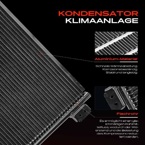Frankberg 1x Kondensator Klimaanlage für Toyota Hiace IV Bus H1 H2 2.4L 2.5L 1989-2012 Bild Frankberg 1x Kondensator Klimaanlage für Toyota Hiace IV Bus H1 H2 2.4L 2.5L 1989-2012