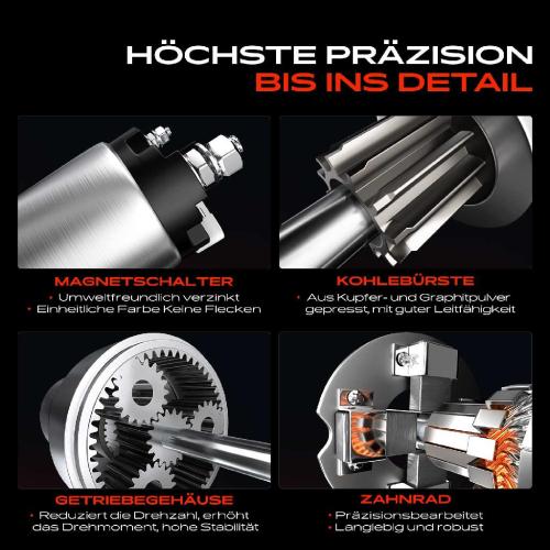 Frankberg 1x Anlasser Starter für Mercedes-Benz W202 W203 CL203 S202 S203 C208 A208 W124 W210 A124 C124 S124 S210 W163 Bild Frankberg 1x Anlasser Starter für Mercedes-Benz W202 W203 CL203 S202 S203 C208 A208 W124 W210 A124 C124 S124 S210 W163