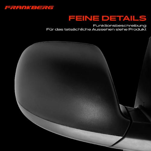 Frankberg 1x Außenspiegel Rechts für VW Transporter V 7J Multivan 7E 7H 2.0L 1.9L 2.5L 2006-2015 Bild Frankberg 1x Außenspiegel Rechts für VW Transporter V 7J Multivan 7E 7H 2.0L 1.9L 2.5L 2006-2015