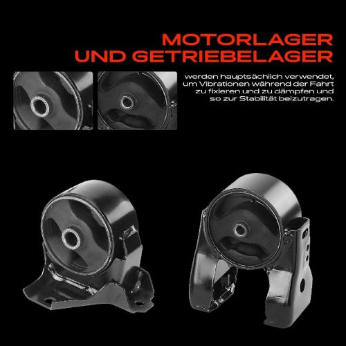 3x Motorlager Getriebelagerlager Links für Hyundai Sonata V NF 3.3L Bild 3x Motorlager Getriebelagerlager Links für Hyundai Sonata V NF 3.3L