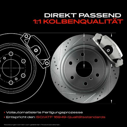 1x Bremssattel Hinterachse Rechts für Peugeot 207 CC SW WA WC WD 2006-2015 Bild 1x Bremssattel Hinterachse Rechts für Peugeot 207 CC SW WA WC WD 2006-2015
