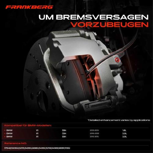 2x Warnkontakt Bremsbelagverschleiß Vorne Hinten für BMW X1 E84 1.6L 2.0L 2009-2015 Bild 2x Warnkontakt Bremsbelagverschleiß Vorne Hinten für BMW X1 E84 1.6L 2.0L 2009-2015