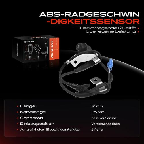 Frankberg 1x ABS Sensor Vorderachse links für Subaru Justy II III Suzuki Ignis I Wagon R Schrägheck R Bild Frankberg 1x ABS Sensor Vorderachse links für Subaru Justy II III Suzuki Ignis I Wagon R Schrägheck R