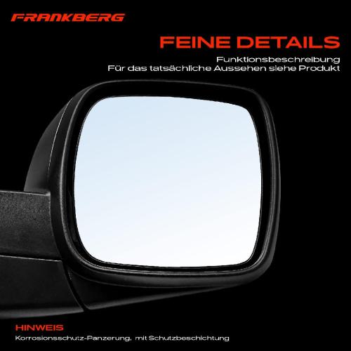 Frankberg 1x Außenspiegel Rechts für Renault Kangoo KW0/1 FW0/1 1.5L 1.6L 2008-2012 Bild Frankberg 1x Außenspiegel Rechts für Renault Kangoo KW0/1 FW0/1 1.5L 1.6L 2008-2012