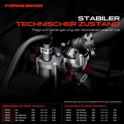 1x Thermostat Kühlmittel für BMW 3er E36 320i 323i 328i 5er E34 520i 525i Bj ab 1995 Bild 1x Thermostat Kühlmittel für BMW 3er E36 320i 323i 328i 5er E34 520i 525i Bj ab 1995