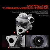 1x Abgasturbolader für Suzuki Grand Vitara II JT TD TE 1.9L 2005-2015