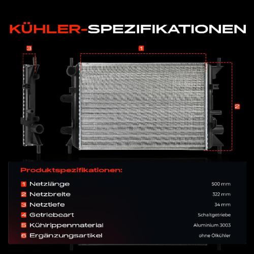 Frankberg 1x Kühler Wasserkühler Motorkühler für Ford Escort V Orion III Classic 1990-1995 Bild Frankberg 1x Kühler Wasserkühler Motorkühler für Ford Escort V Orion III Classic 1990-1995