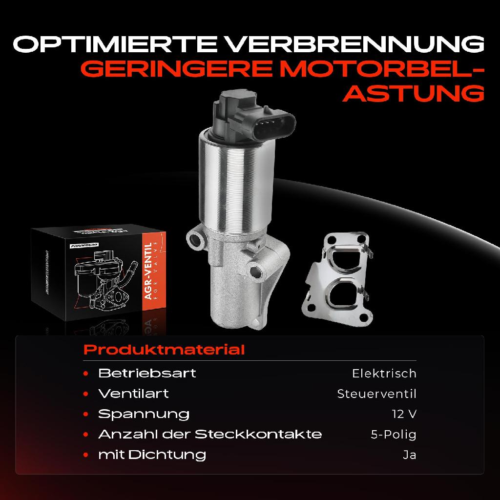 1x AGR-Ventil Abgasrückführungsventil für Opel Astra G Cabriolet CC Coupe Klasseic Caravan Stufenheck H GTC