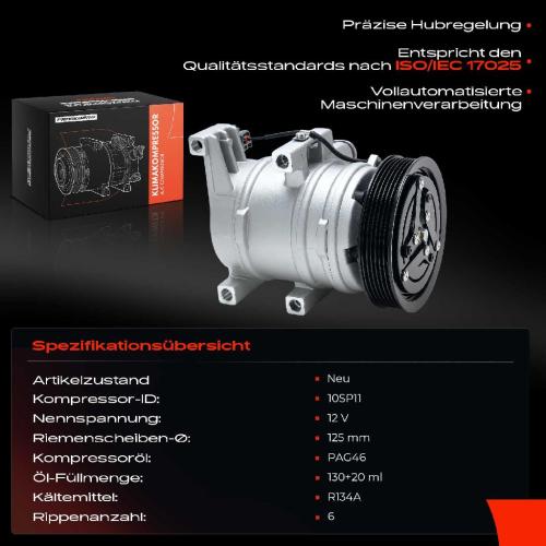 1x Klimakompressor für Mazda 6 Hatchback Stufenheck GG GY CX-7 1.8-2.3L Bild 1x Klimakompressor für Mazda 6 Hatchback Stufenheck GG GY CX-7 1.8-2.3L