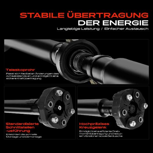 Frankberg 1x Kardanwelle Gelenkwelle Hinterachse für BMW 5er F10 5er Touring F11 2.0L 2010-2013 Bild Frankberg 1x Kardanwelle Gelenkwelle Hinterachse für BMW 5er F10 5er Touring F11 2.0L 2010-2013