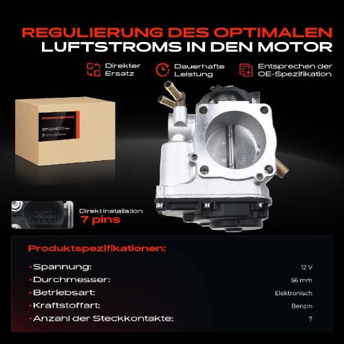 Frankberg 1x Drosselklappe Drosselklappenstutzen für VW Corrado Golf III Passat Vento Seat Cordoba 2.0L Bild Frankberg 1x Drosselklappe Drosselklappenstutzen für VW Corrado Golf III Passat Vento Seat Cordoba 2.0L