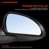 1x Außenspiegel Rechts für KIA Cee'D Schrägheck Cee'D SW ED 1.4L 1.6L 2.0L 2006-2012