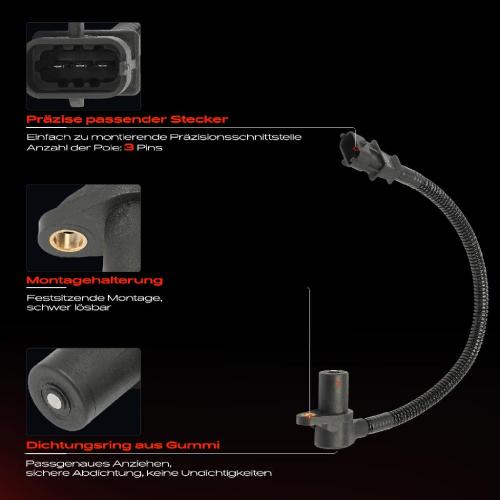 1x Kurbelwellensensor Impulsgeber für Hyundai Getz i40 iX35 Matrix Tucson KIA Carens IV Optima Bild 1x Kurbelwellensensor Impulsgeber für Hyundai Getz i40 iX35 Matrix Tucson KIA Carens IV Optima