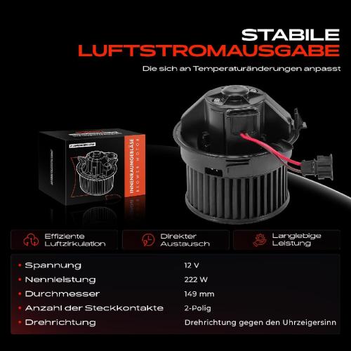1x Gebläsemotor Innenraumgebläse für Alfa Romeo Giulietta 940 1.4L-2.0L Bild 1x Gebläsemotor Innenraumgebläse für Alfa Romeo Giulietta 940 1.4L-2.0L