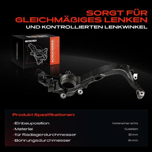 Frankberg 1x Achsschenkel Radaufhängung Vorderachse Rechts für VW Passat 3B3 Passat Variant 3B6 Skoda Superb I 3U Bild Frankberg 1x Achsschenkel Radaufhängung Vorderachse Rechts für VW Passat 3B3 Passat Variant 3B6 Skoda Superb I 3U