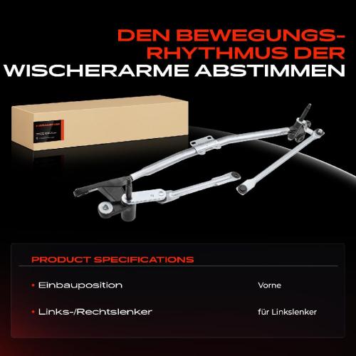 1x Wischergestänge Vorne für Land Rover Range Rover Evoque L538 2.0L Bild 1x Wischergestänge Vorne für Land Rover Range Rover Evoque L538 2.0L